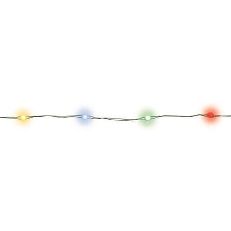 Living Accents Celebrations LED Micro Dot/Fairy Multicolored 200 ct String Christmas Lights 5.5 ft. BSCX200MU4A